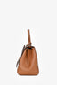 Delvaux Brown Leather Brillant Mini Bag with Strap