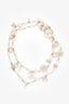 Pre-Loved Chanel™ Pearl Floral CC Necklace