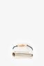 Gucci White Leather Piston Lock Jackie 1961 Mini