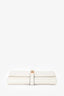 Gucci White Leather Piston Lock Jackie 1961 Mini