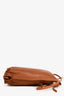 Jacquemus Brown Leather 'Le Pequeno' Drawstring Pouch