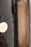 By Far Black Croc Embossed Leather Mini with Strap
