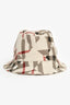 Burberry Beige Abstract Check Bucket Hat Size S
