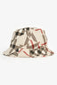 Burberry Beige Abstract Check Bucket Hat Size S