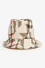 Burberry Beige Abstract Check Bucket Hat Size S