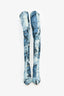 Moschino Denim Jacket Printed Neoprene Sockboots Size 39