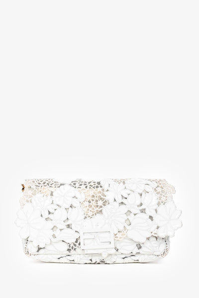 Fendi 2021 White Embroidered Lace Baguette Bag – Mine & Yours