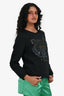 Kenzo Black Tiger Embroidered Crewneck Sweatshirt Size M
