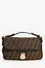 Fendi Zucca Print Shoulder Bag with Strap