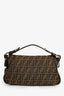 Fendi Zucca Print Shoulder Bag with Strap