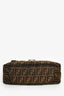 Fendi Zucca Print Shoulder Bag with Strap
