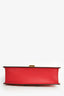 Gucci Red Calfskin Sylvie Shoulder Bag