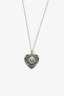 Tiffany & Co. Sterling Silver Ziegfeld Daisy Heart Locket
