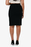 Gucci Black Belted Pencil Skirt Size 40