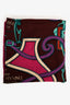 Hermès Burgundy/Multi Cashmere/Silk 'L'instrvction Dv Roy En L'Exercice De Monter A Cheval' Scarf 140