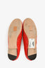 Christian Dior Red Cannage Quilted Leather Ballet Flats Size 37.5