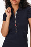 Burberry Brit Navy Blue Short Sleeve Polo T-Shirt Size XS