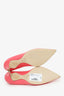 Christian Dior Pink Leather Pointed Toe Heels Size 40