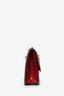Valentino Red/Multicolour Nappa Enchanted Wonderland Rockstud Glam Lock Shoulder Bag