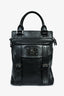 Burberry Black Leather Tote Bag with Strap