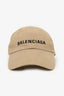 Balenciaga Khaki Logo Baseball Cap Size L
