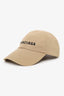 Balenciaga Khaki Logo Baseball Cap Size L