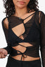 Lovewave Black Mesh Sunisa Top Size S