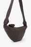 Lemaire Brown 'Croissant' Small Shoulder Bag