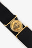 Gucci Black Elastic Fabric Hysteria Buckle Belt