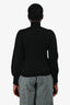 Zimmermann Black Merino Wool Mock Neck Sweater Size 3