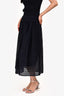 Zimmermann Navy Mesh Midi Skirt Size 0