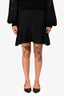 Zimmermann Black Linen Ruffled Mini Skirt Size 0P