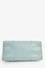Prada Light Blue Saffiano Leather 'Lux' Tote Bag with Strap