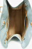 Prada Light Blue Saffiano Leather 'Lux' Tote Bag with Strap