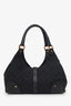 Gucci Black GG Canvas Nailhead Bardot Hobo