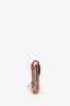 Christian Dior 2013 Orange/Pink Leather Bicolor Diorissimo Continental Wallet