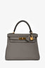 Hermès 2019 Gris Etain Togo Leather Kelly 28