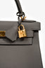 Hermès 2019 Gris Etain Togo Leather Kelly 28