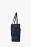 Delvaux Navy Rodéo Calf Leather D Shopper Tote Bag