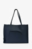 Delvaux Navy Rodéo Calf Leather D Shopper Tote Bag