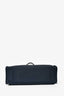 Delvaux Navy Rodéo Calf Leather D Shopper Tote Bag