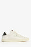Fendi White Leather Lowtop Sneakers Size 6 Mens