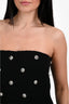 Versus by: Versace Black Silver Studded Mini Dress Size 42