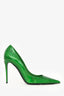 Dolce & Gabbana Green Metallic Pumps Size 38