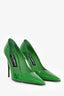 Dolce & Gabbana Green Metallic Pumps Size 38