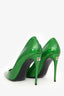 Dolce & Gabbana Green Metallic Pumps Size 38