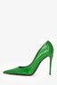 Dolce & Gabbana Green Metallic Pumps Size 38