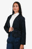 Rachel Comey Navy Floral Jacket Size 2