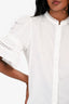 Apiece Apart White Flared Button-Up Blouse Size 4