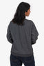 JW Anderson Grey Jacquard Embroidered Logo Sweatshirt Size L Mens